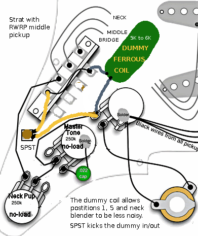 Telecaster With Dummy Coil Wiring Diagram